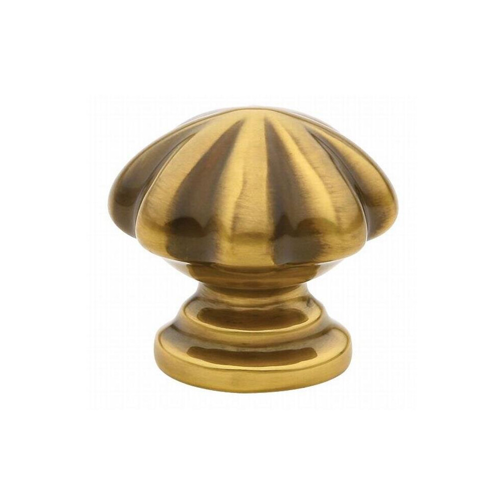 Emtek 86122Us7 Melon 1.25 In. Cabinet Knob, French Antique Brass 738505005397