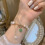 Baroque Pearl Design Buckle Bracelet Electroplating 3