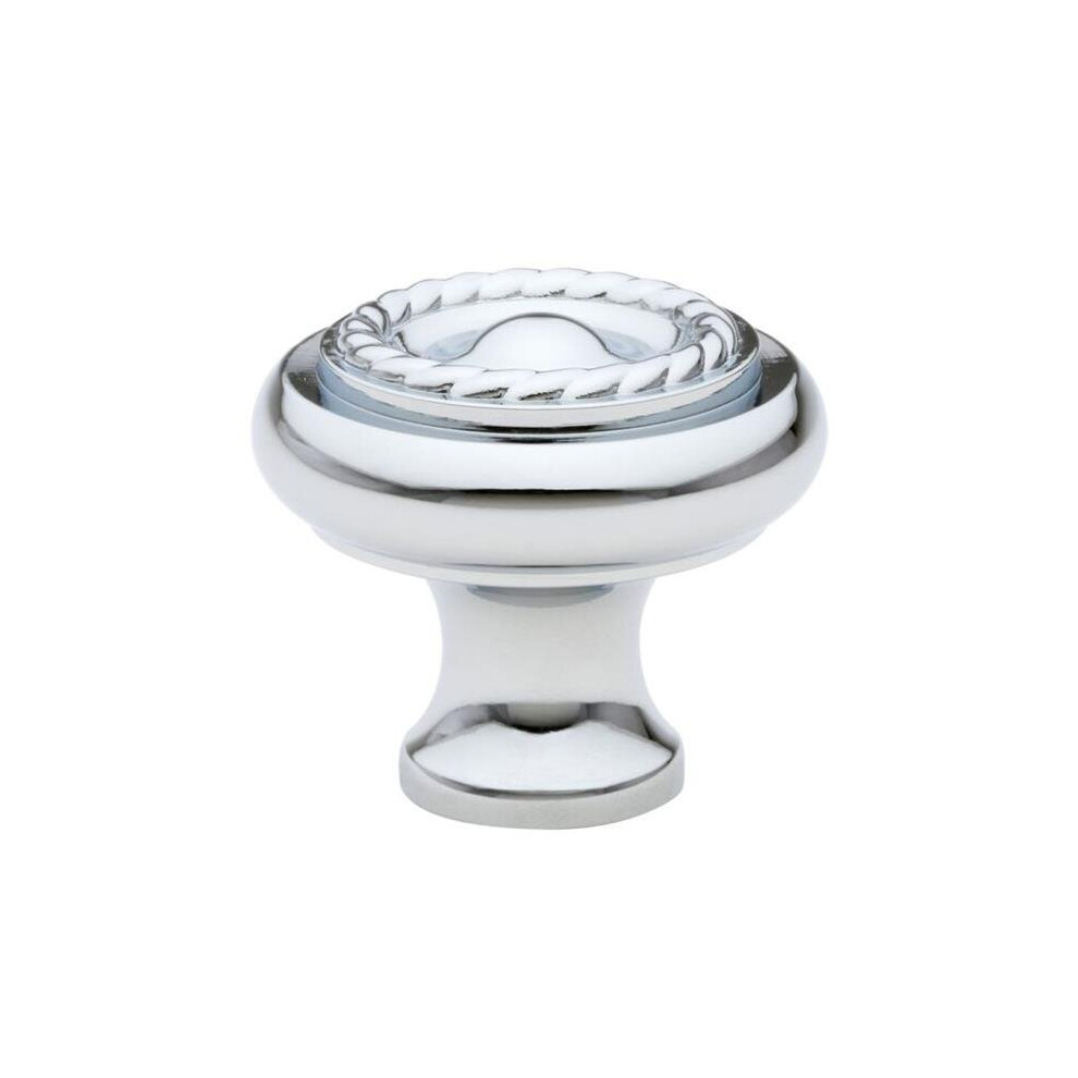 Emtek 86113Us26 Rope 1.25 In. Cabinet Knob, Bright Chrome 738505028600