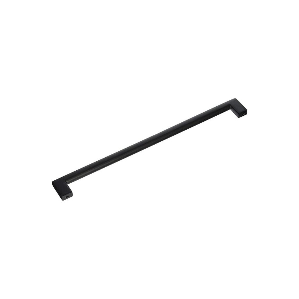 Emtek 86166Us19 12 In. Center To Center Trail Cabinet Pull, Flat Black 738505008640