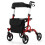 Gymax 2-in-1 Rollator Walker Foldable Aluminum Alloy Mobility Walking Aid 1