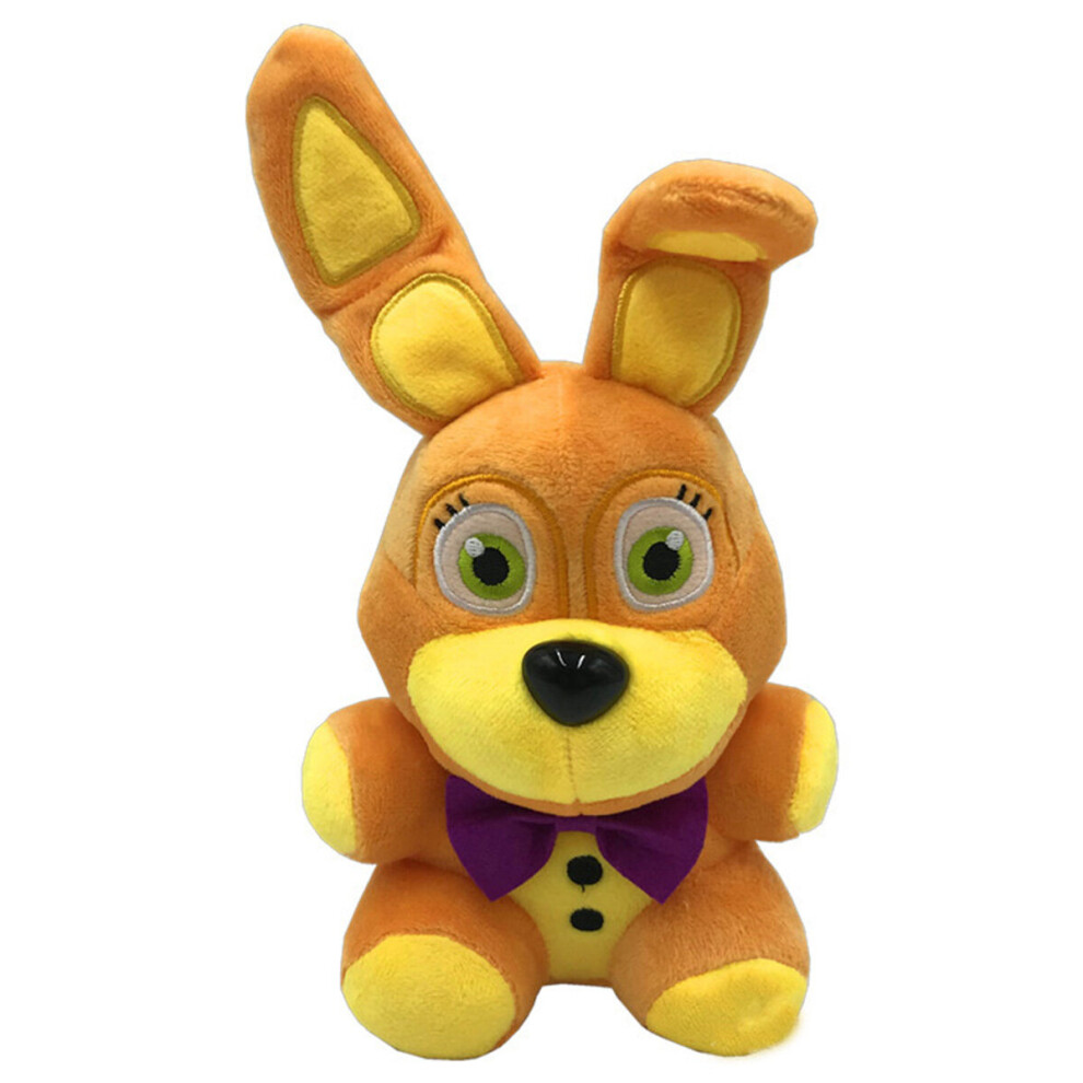 (Yellow Bunny (7inch)) FNAF Five Nights at Freddy's Plush Soft Toy Teddy Stufffed Doll Kids Gift FNAF Horror Game