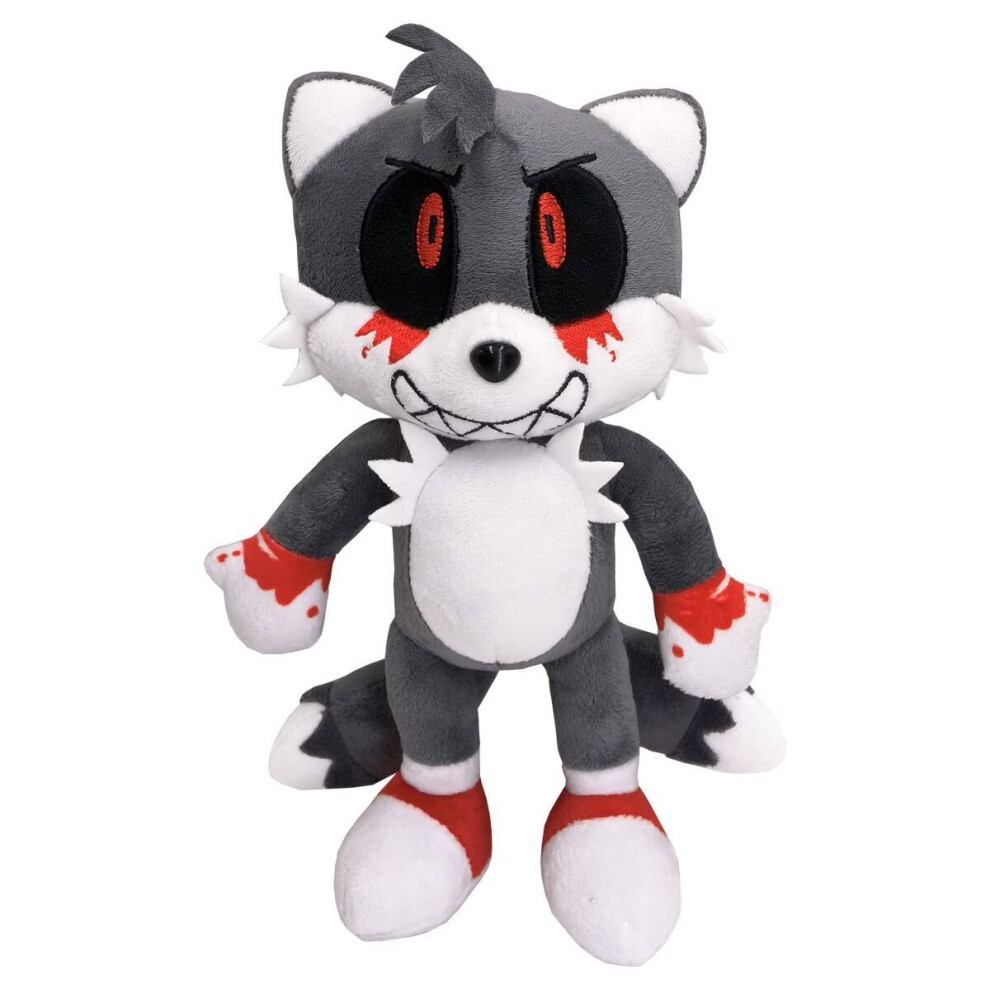 (Tails) 30cm Sonic EXE The Spirits Of Hell Plush Toy Evil Blood Soft Stuffed Doll