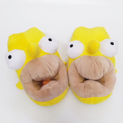 Simpson 3D Plush Slippers Plush Soft Stuffed Home Shoes Gift 1