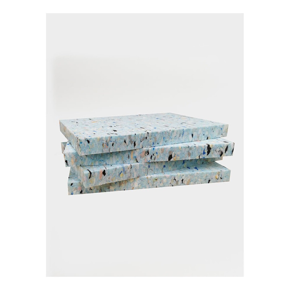 Yoga Studio 1'' Inch Chip Foam Half Yoga Block (4 Pack)