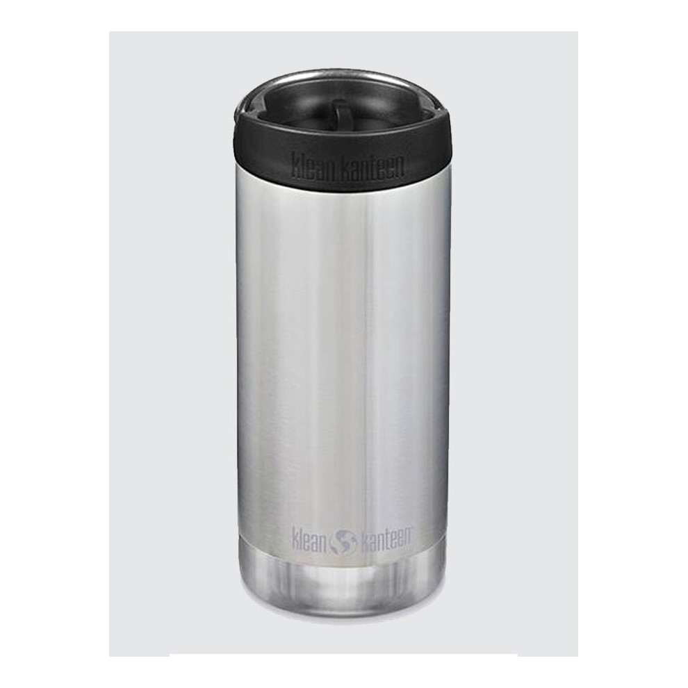 (Brushed Stainless) Klean Kanteen TKWide Insulated Bottle 12oz (355ml)