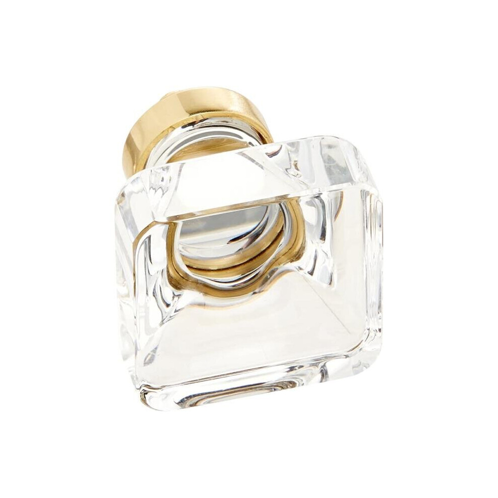 Emtek 86403Us3 1.375 In. Square Cabinet Knob, Lifetime Brass 738505016911