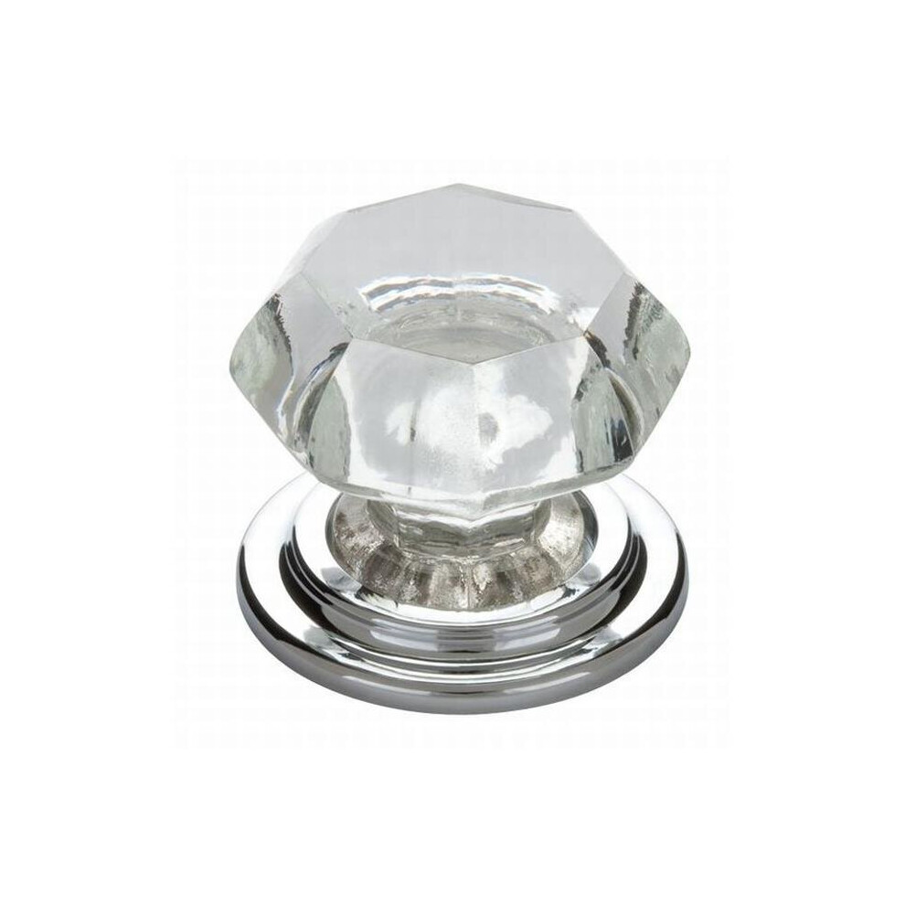 Emtek 86028Us26 Old Town Clear 1.75 In. Cabinet Knob, Bright Chrome 738505027979