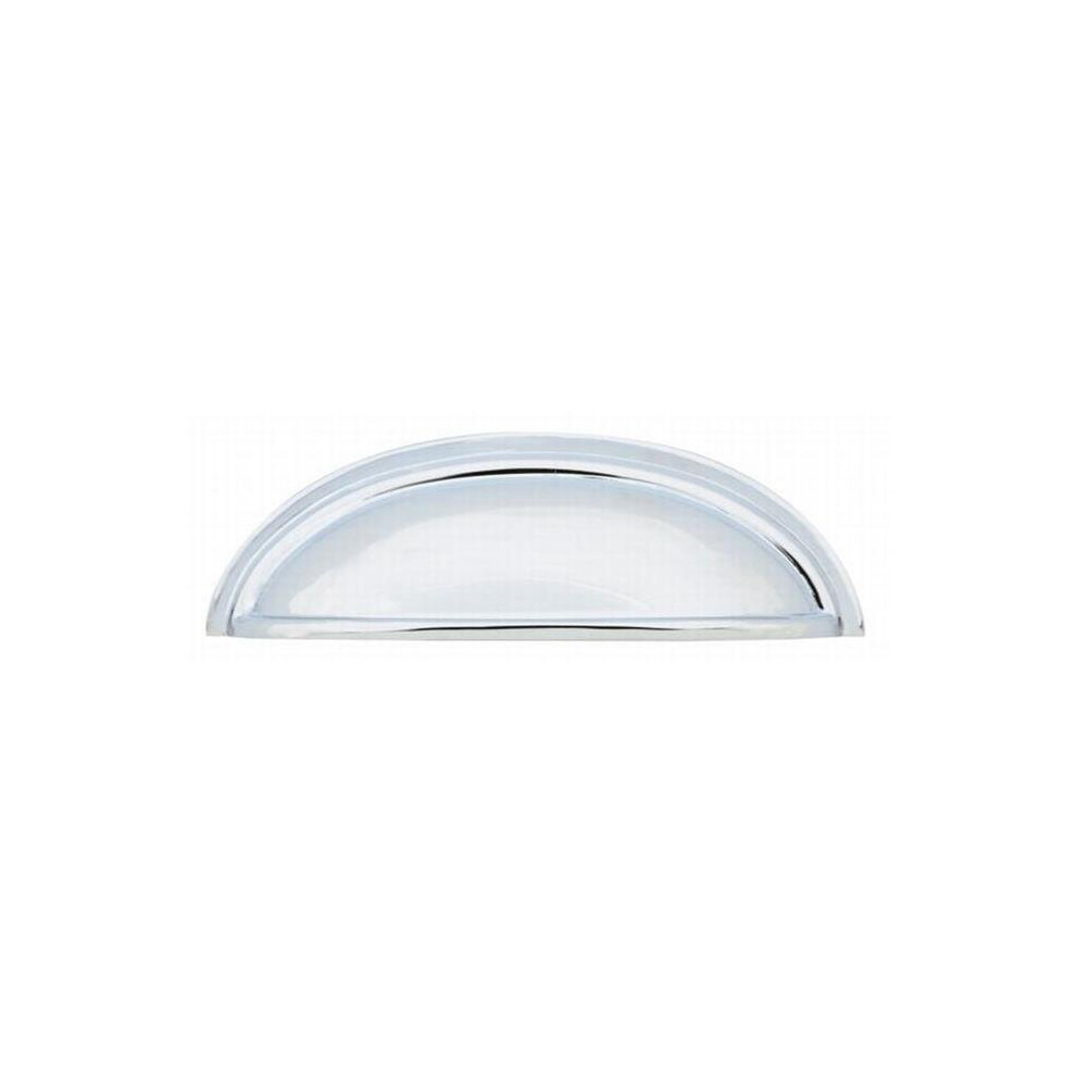 Emtek 86123Us26 3 In. Center To Center Cup Cabinet Pull, Bright Chrome 738505005441