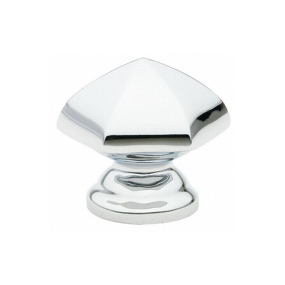 Emtek 86120Us26 1.3 In. Hexagon Cabinet Knob, Bright Chrome 738505005236