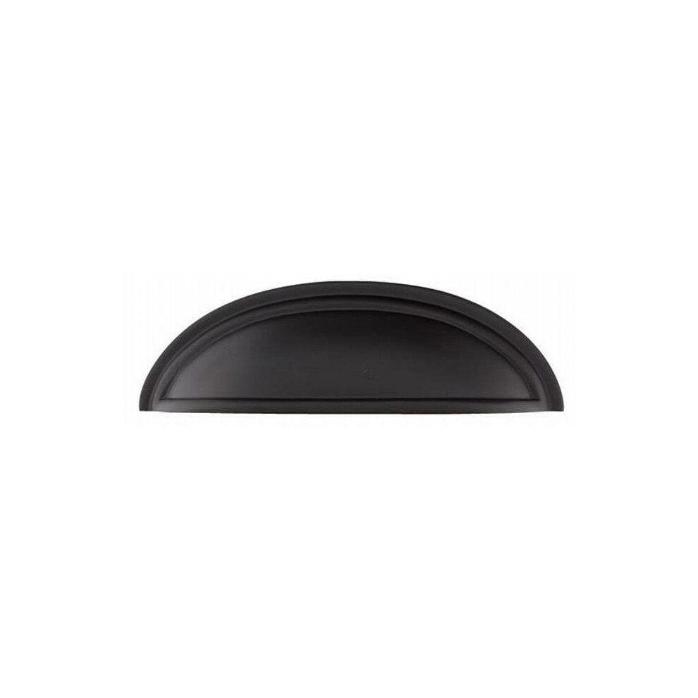 Emtek 86173Us19 4 In. Center To Center Cup Cabinet Pull, Flat Black 738505007100