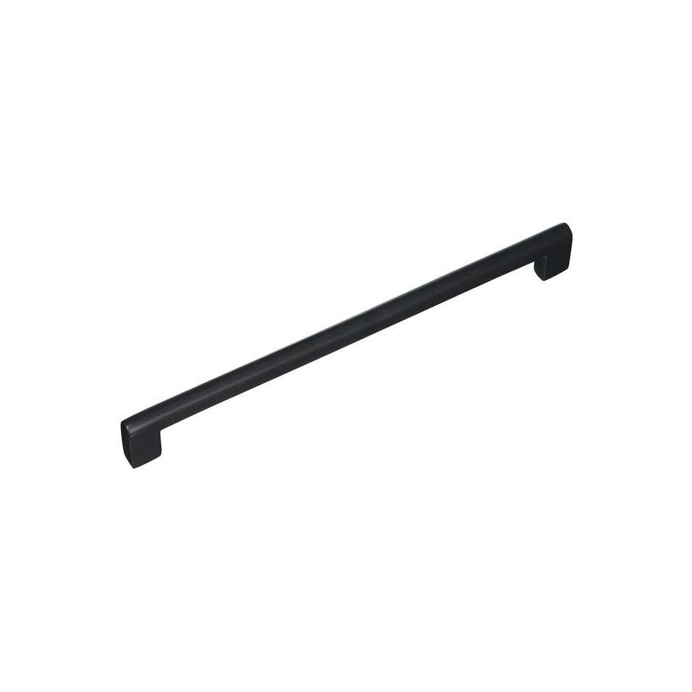 Emtek 86273Us19 10 In. Center To Center Trail Cabinet Pull, Flat Black 738505011473