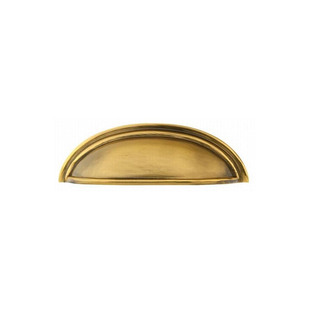 Emtek 86173Us7 4 In. Center To Center Cup Cabinet Pull, French Antique Brass 738505007124
