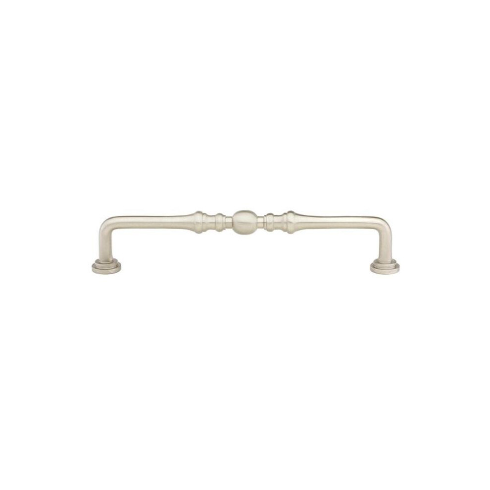 Emtek 86130Us15 4 In. Center To Center Spindle Cabinet Pull, Satin Nickel 738505005854