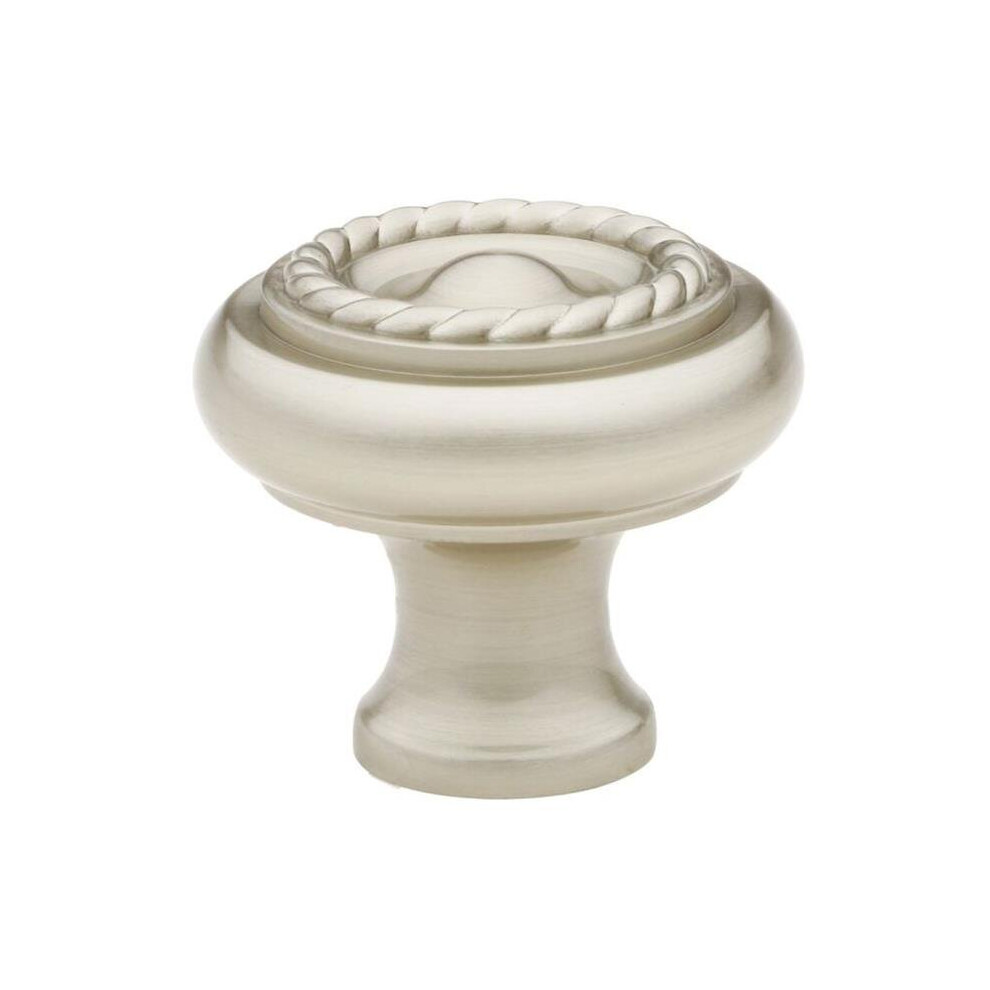 Emtek 86113Us15 Rope 1.25 In. Cabinet Knob, Satin Nickel 738505028587