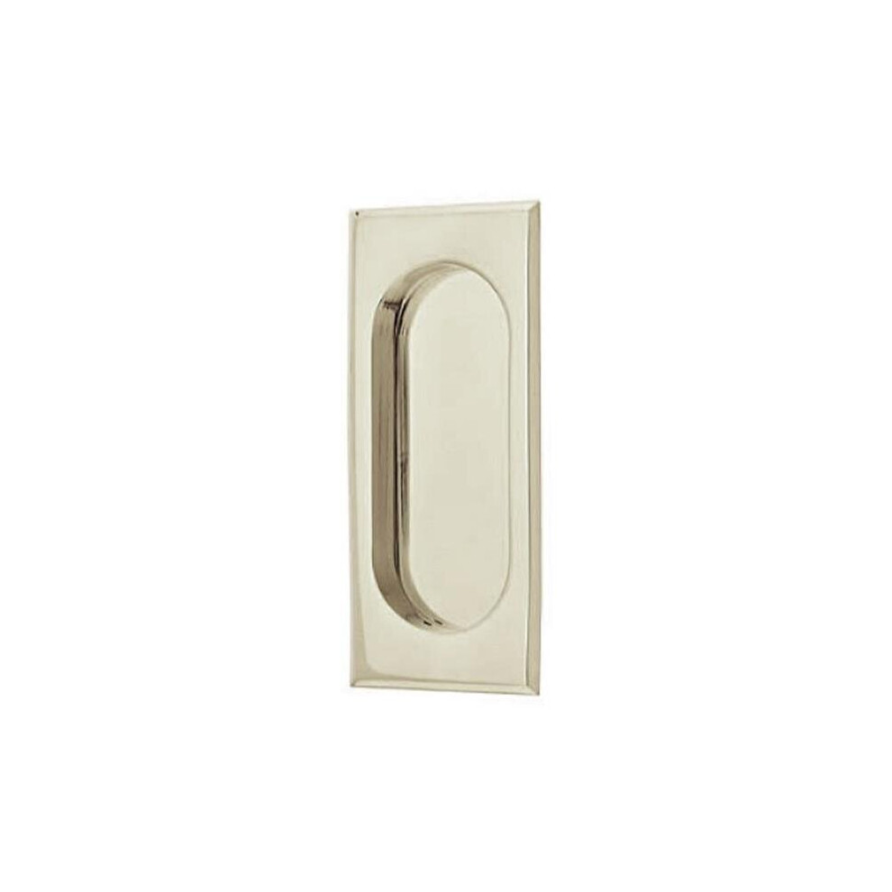Emtek 2201Us14 Rectangular Flush Pull, Bright Nickel 738505050281
