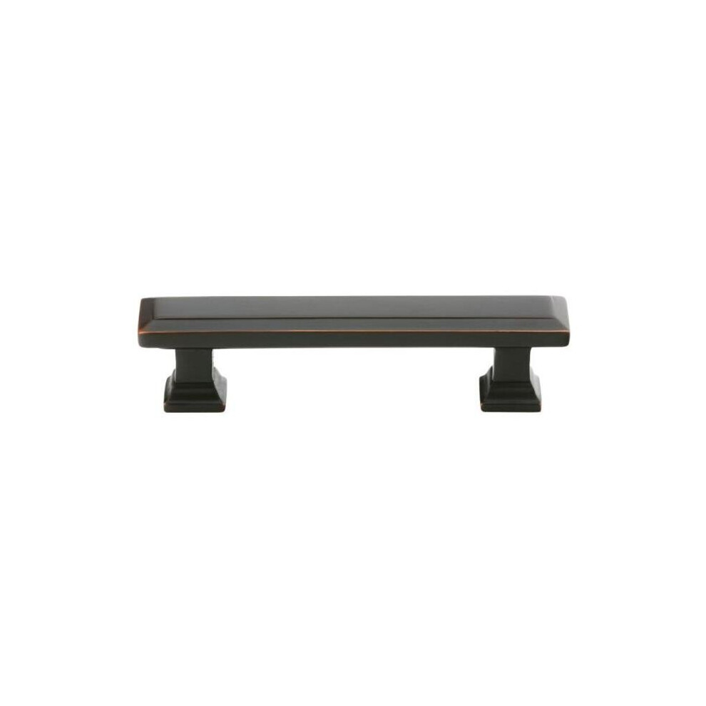 Photos - Other for Repair Emtek 86299US10B 3 in. Geometric Rectangular Cabinet Pull, Oil Rubbed Bronze 