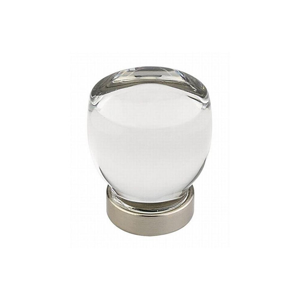 Emtek 86562Us15 1.125 In. Juneau Crystal Cabinet Knob, Satin Nickel 738505021731