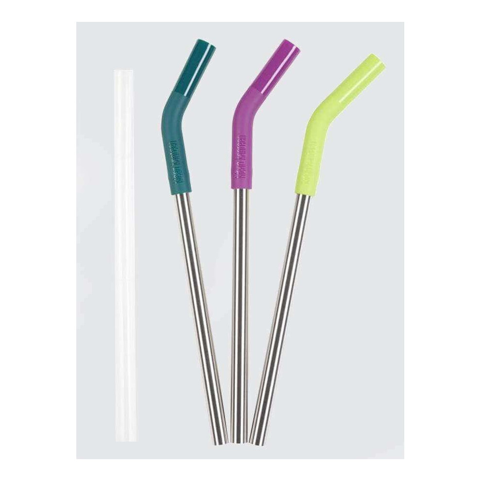 Klean Kanteen 3 Piece (10mm) Straws Set - Multi Colour