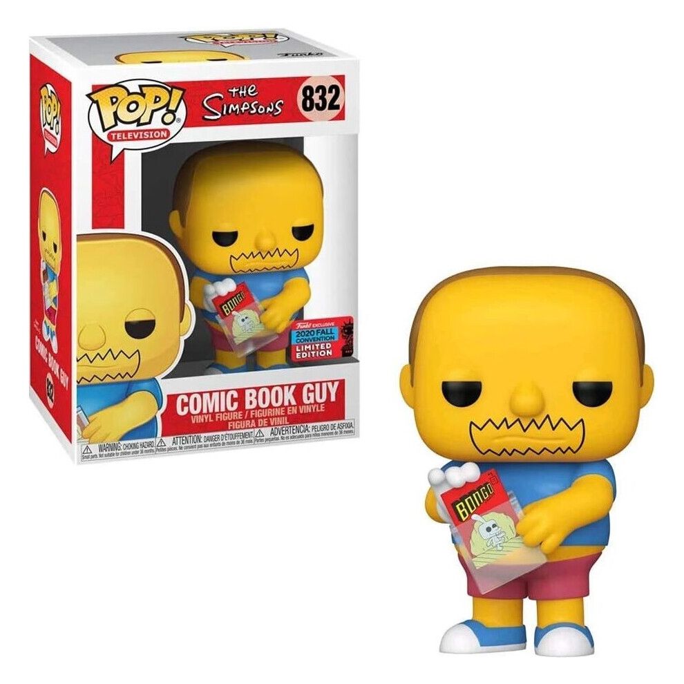 Funko TV: The Simpsons Comic Book Guy Pop! Vinyl Toys