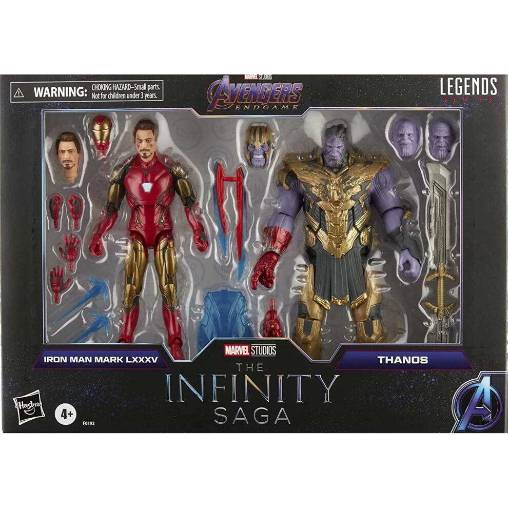 Hasbro Marvel Legends Infinity 10 Iron Man Thanos Double Pack Toys