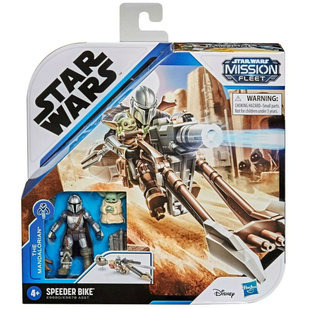 Hasbro Star Wars Mission Fleet Speeder Bike The Mandalorian Toys