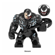 (Venom Blue) Big Minifigures Bagged Educational Toys Avengers Venom Building Blocks Bricks