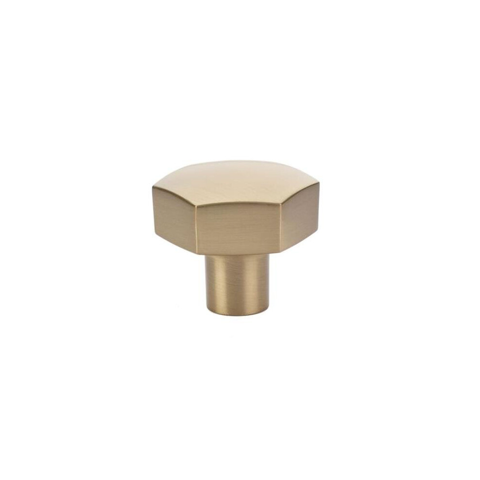 Emtek 86458Us4 1.5 In. Mod Hex Cabinet Knob, Satin Brass 738505026514