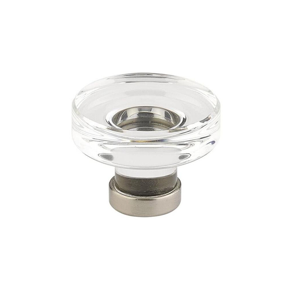 Emtek 86569Us15 1.25 In. Grayson Crystal Cabinet Knob, Satin Nickel 738505022295