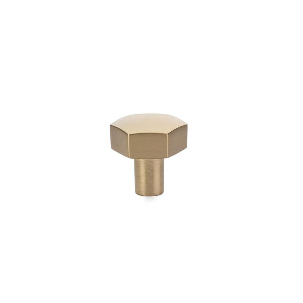 Emtek 86457Us4 1.125 In. Mod Hex Cabinet Knob, Satin Brass 738505026460