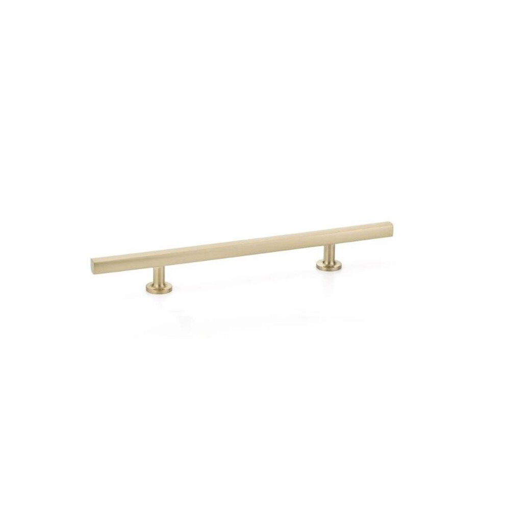 Emtek 86683Us4 6 In. Center To Center Freestone Extended Cabinet Pull, Satin Brass 738505036018