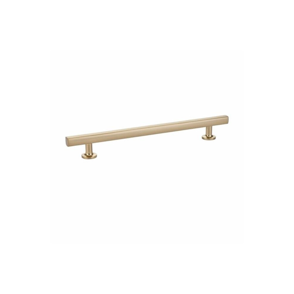 Emtek 86677Us4 10 In. Center To Center Freestone Cabinet Pull, Satin Brass 738505035653