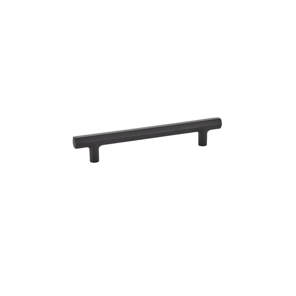 Emtek 86461Us19 6 In. Mod Hex Pull, Flat Black 738505020451