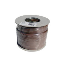 (100 Meters Brown, Not Required) RG6 Coax Cable Drum 100m 250m Bundles for Freesat Satellite Sky Virgin TV Aerial