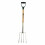 Hilka Hilka Stainless Steel Soft Grip Handle Border Hand Fork Garden Digging Tool 1