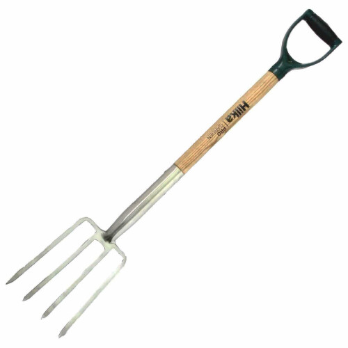 Hilka Hilka Stainless Steel Soft Grip Handle Border Hand Fork Garden Digging Tool 2