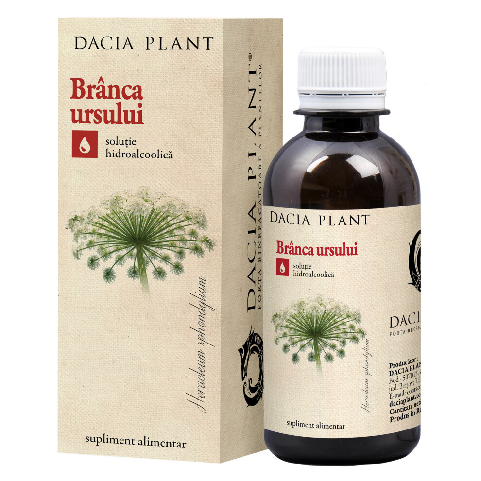 Branca ursului Tincture, 200 ml, Dacia Plant