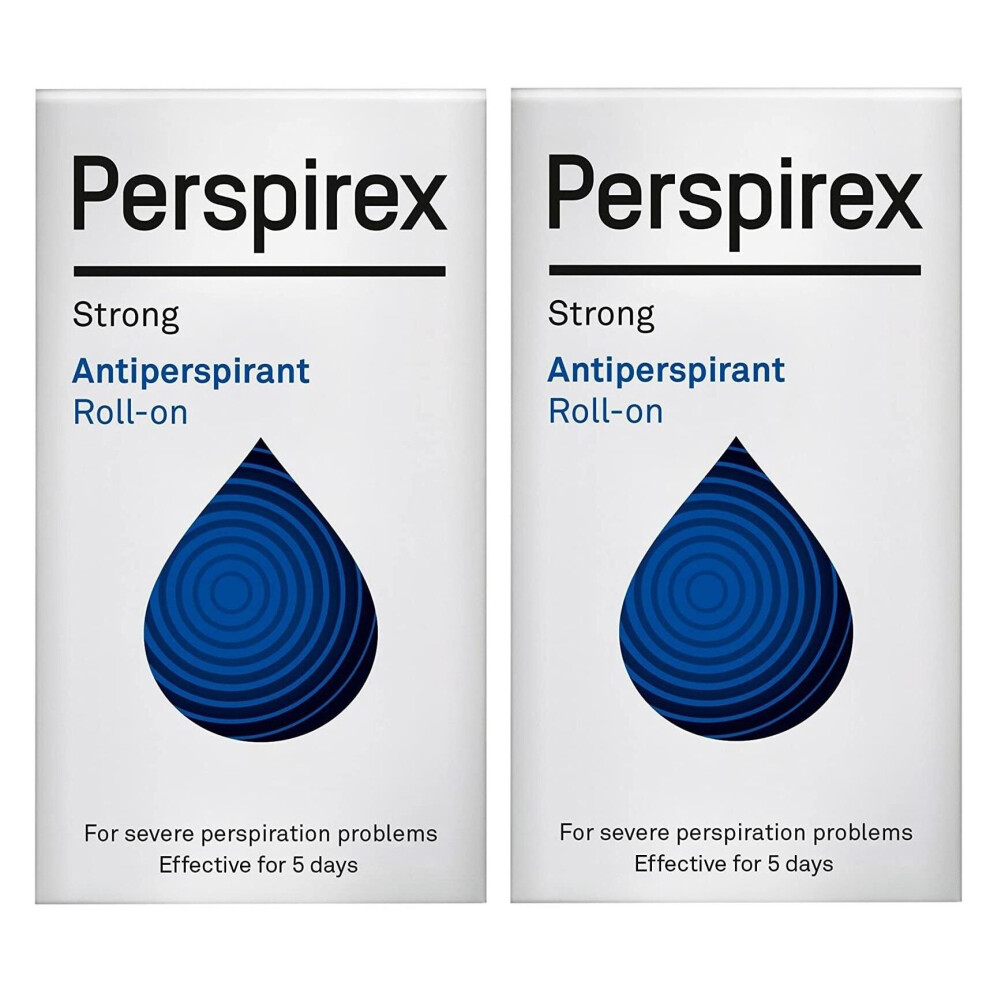 Perspirex Extra Strength Antiperspirant Roll on - Strong 20ml x 2