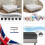 (King, Teal) Easy Iron Percale Fitted Cotton Sheet 2