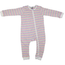 (3-6 Months, Rainbow Stripped) Baby Unisex Rompers Sleepsuits A2Z Onesie One Piece