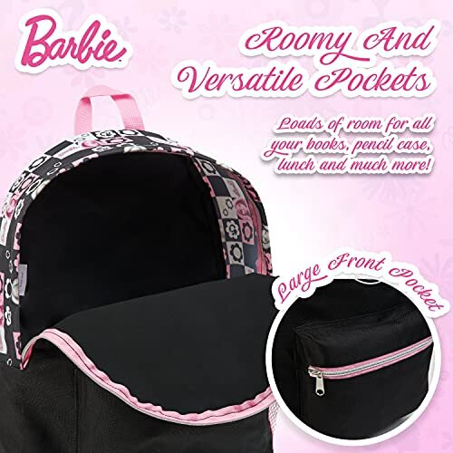 Barbie Barbie Bag - Backpack for Girls - Pink - Rainbow 2
