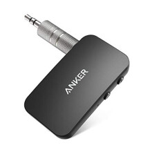 Anker Soundsync Bluetooth Receiver for Music Streaming with Bluetooth 5.0, 12-Hour Battery Life, Handsfree Calls, Dual Device Connection, for Car