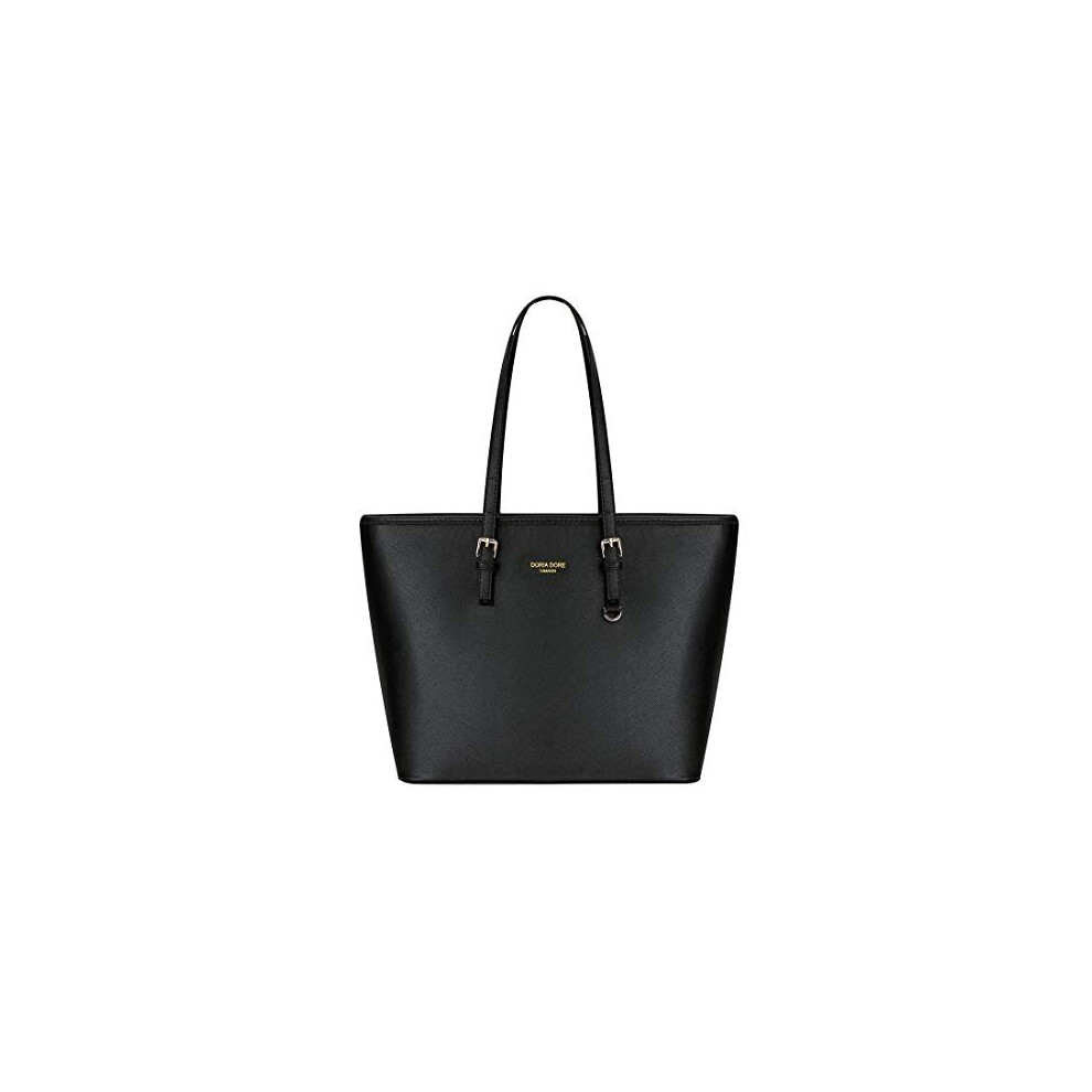 Handbags for Women, Tote Bag Soft PU Leather Large Capacity Ladies Handbag Womens Top Handle Shoulder Bag For women Black Handbag
