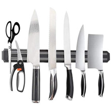 Magnetic Knife Strip Holder Rack Tool Bar Magnet 15 Inch Multipurpose Knife Rack Strong Powerful Kitchen Storage Display Organizer Easy Inst