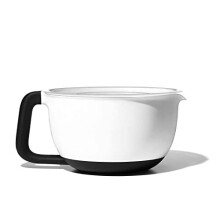 OXO 11325000 Good Grips Mixing Bowl with Lid, BPA Free Plastic, White