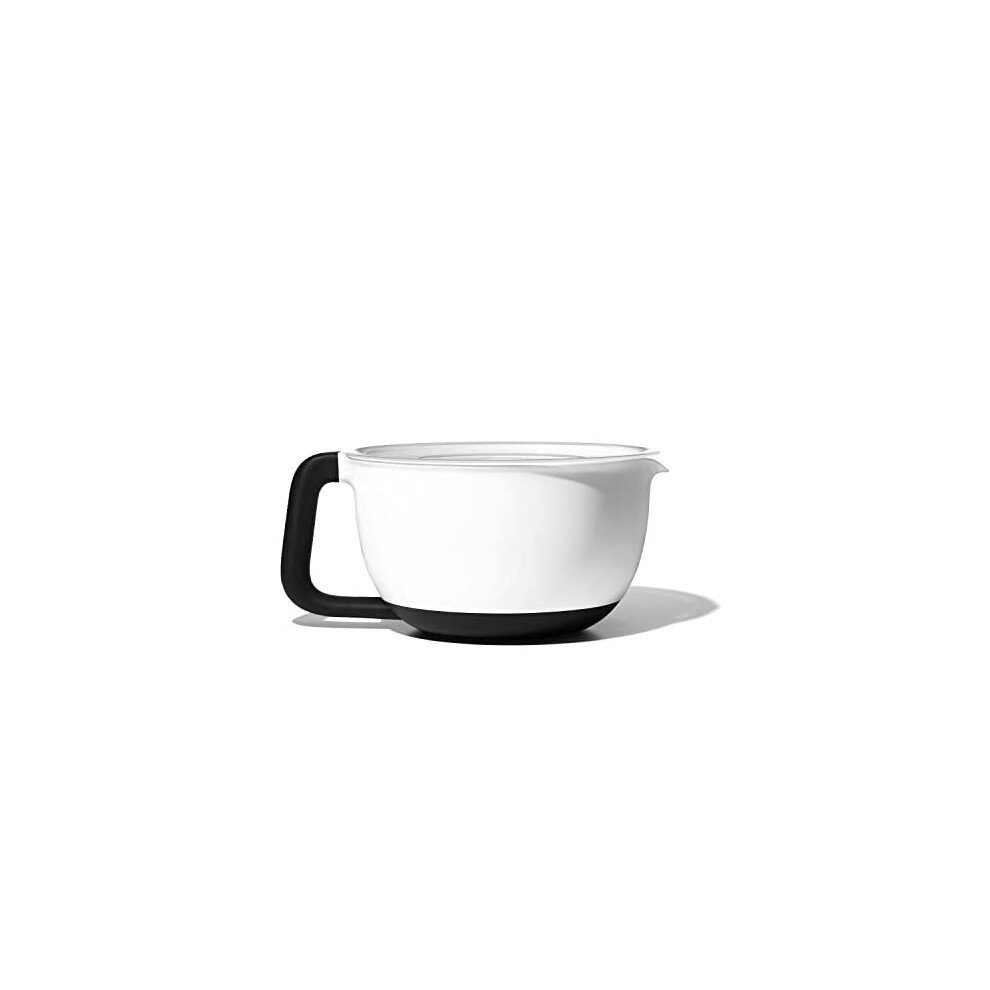 OXO 11325000 Good Grips Mixing Bowl with Lid, BPA Free Plastic, White