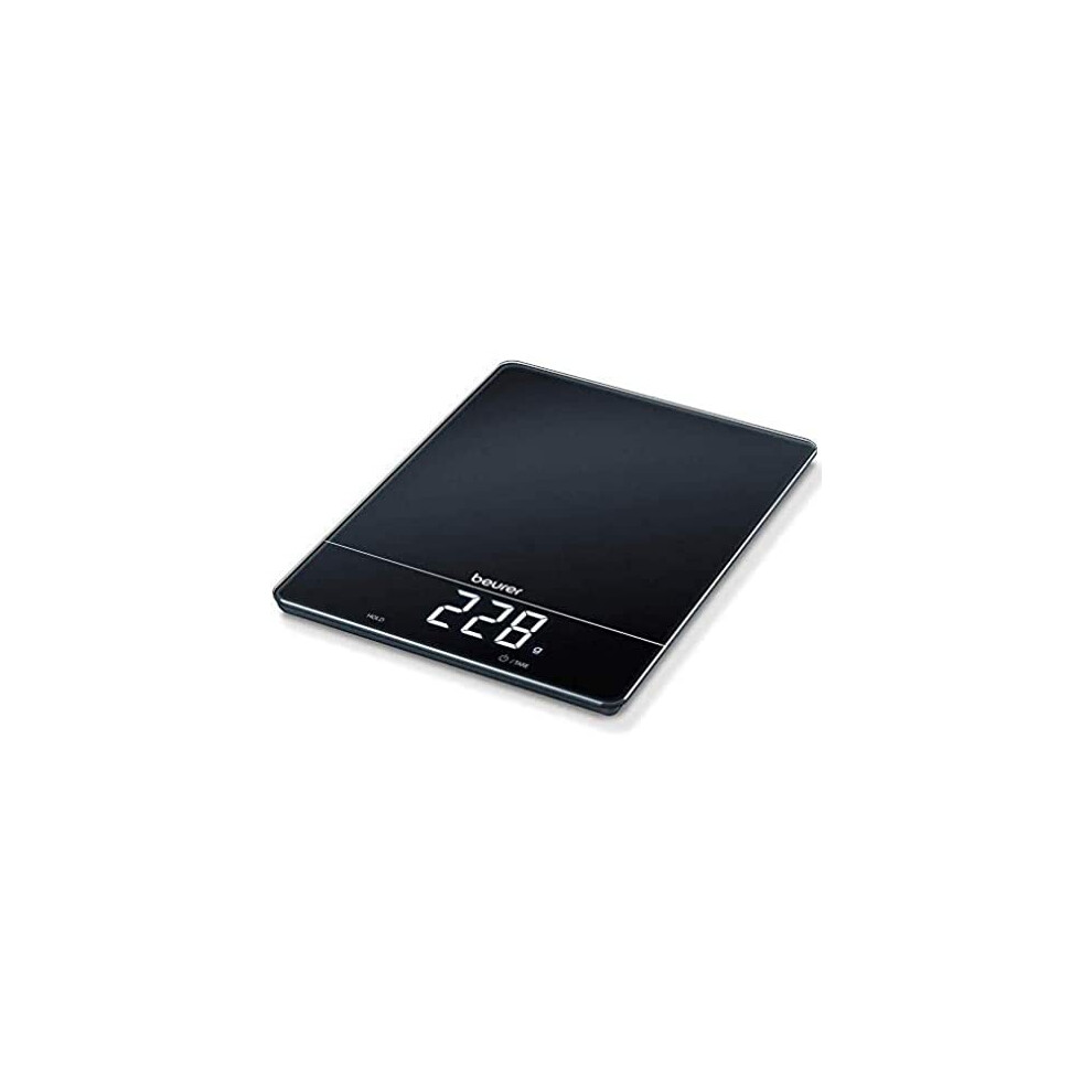 Beurer Ks34 Large Kitchen Scale With Extra-High Weight Capacity (15 Kg), Tare Weighing Function And Magic Led Display