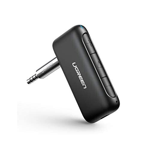 Ugreen Bluetooth 5.0 Audioempfänger AUX Mini-Buchse für Auto - Schwarz