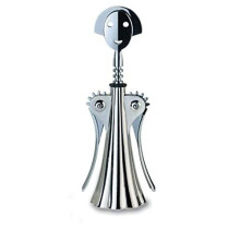 Alessi | Anna G. AM01 Z - Design Corkscrew in Resin Thermoplastic and Chromed Zamak, Mirror Polished