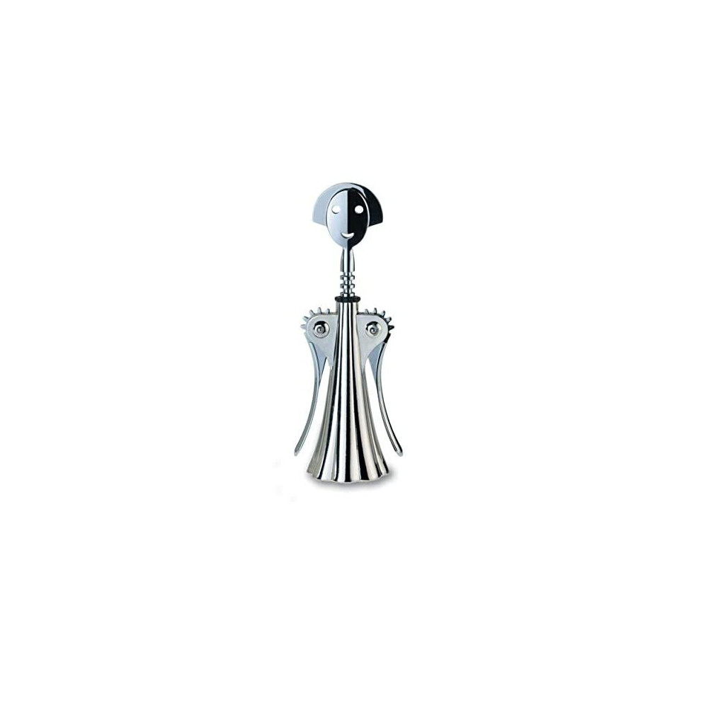 Alessi | Anna G. Am01 Z - Design Corkscrew In Resin Thermoplastic And Chromed Zamak, Mirror Polished